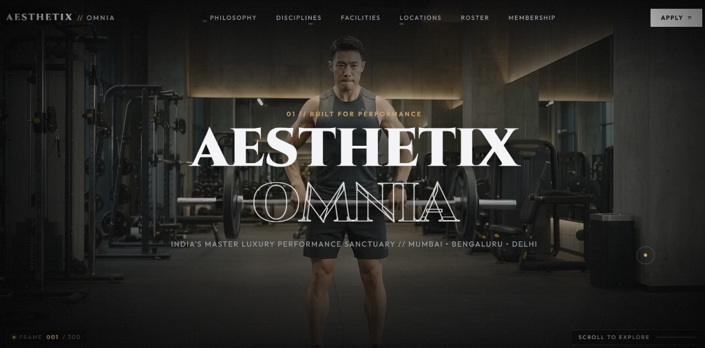 GYM WEBSITE website preview