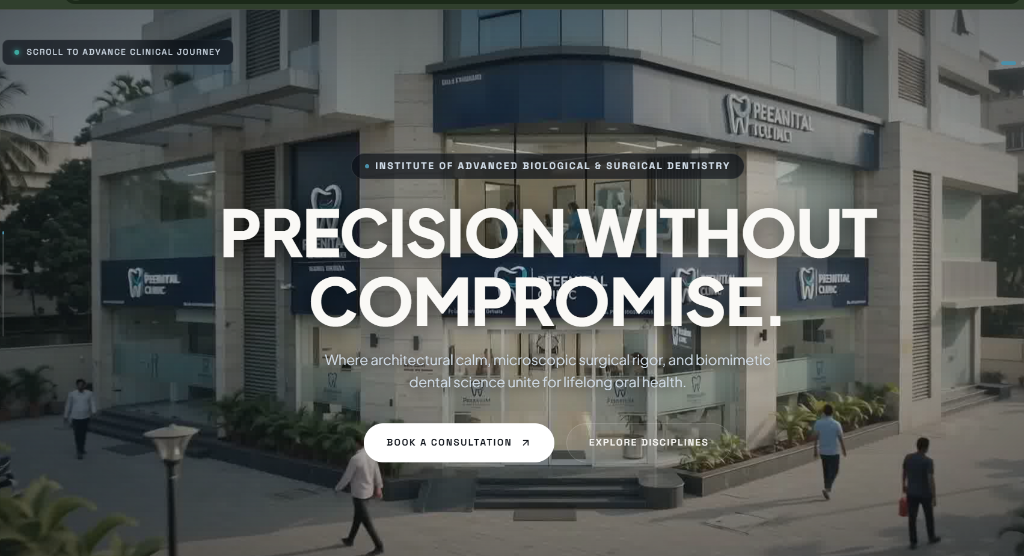 AESTHETIC DENTAL CLINIC website preview